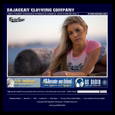 BajaGear Website