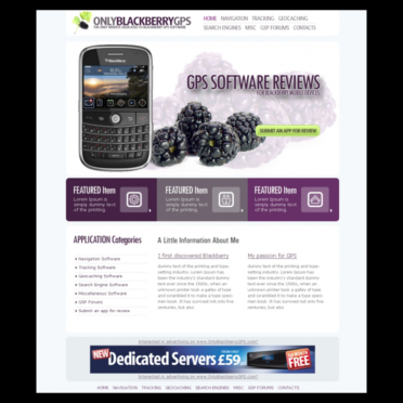 Blackberry Website